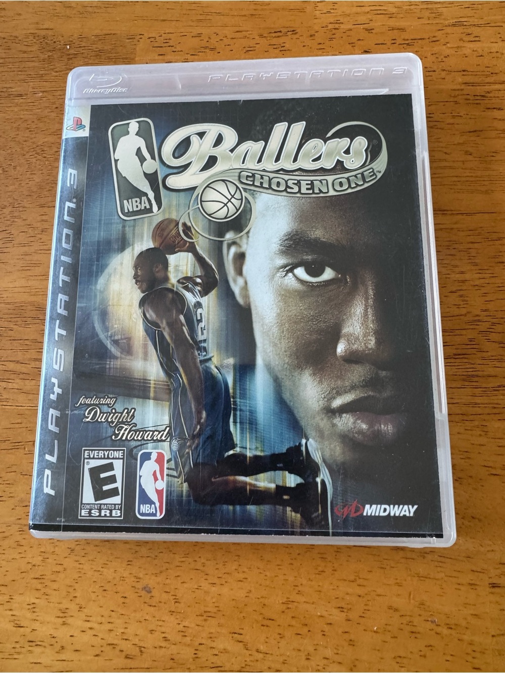 PS3 NBA Ballers Chosen One Basketball Game Disc & Manual Midway - Clean & Tested
